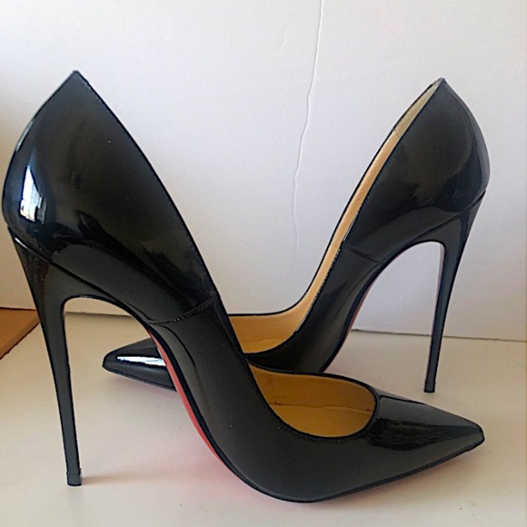 Christian Louboutin So Kate Patent Pointed-Toe Red Sole Pump - Picture 6 of 9